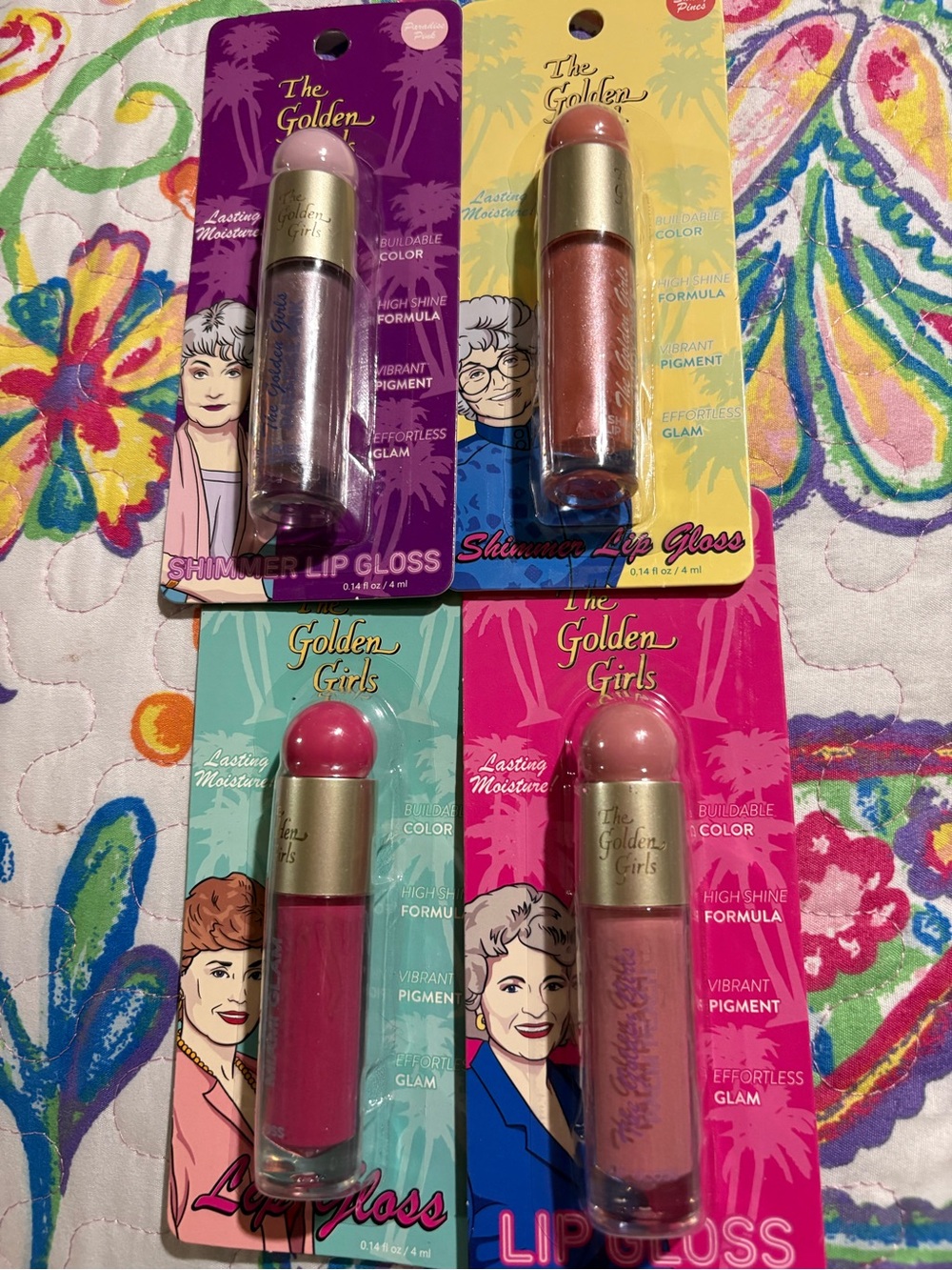 Shimmer Lip Gloss - Pink & Peach Shades